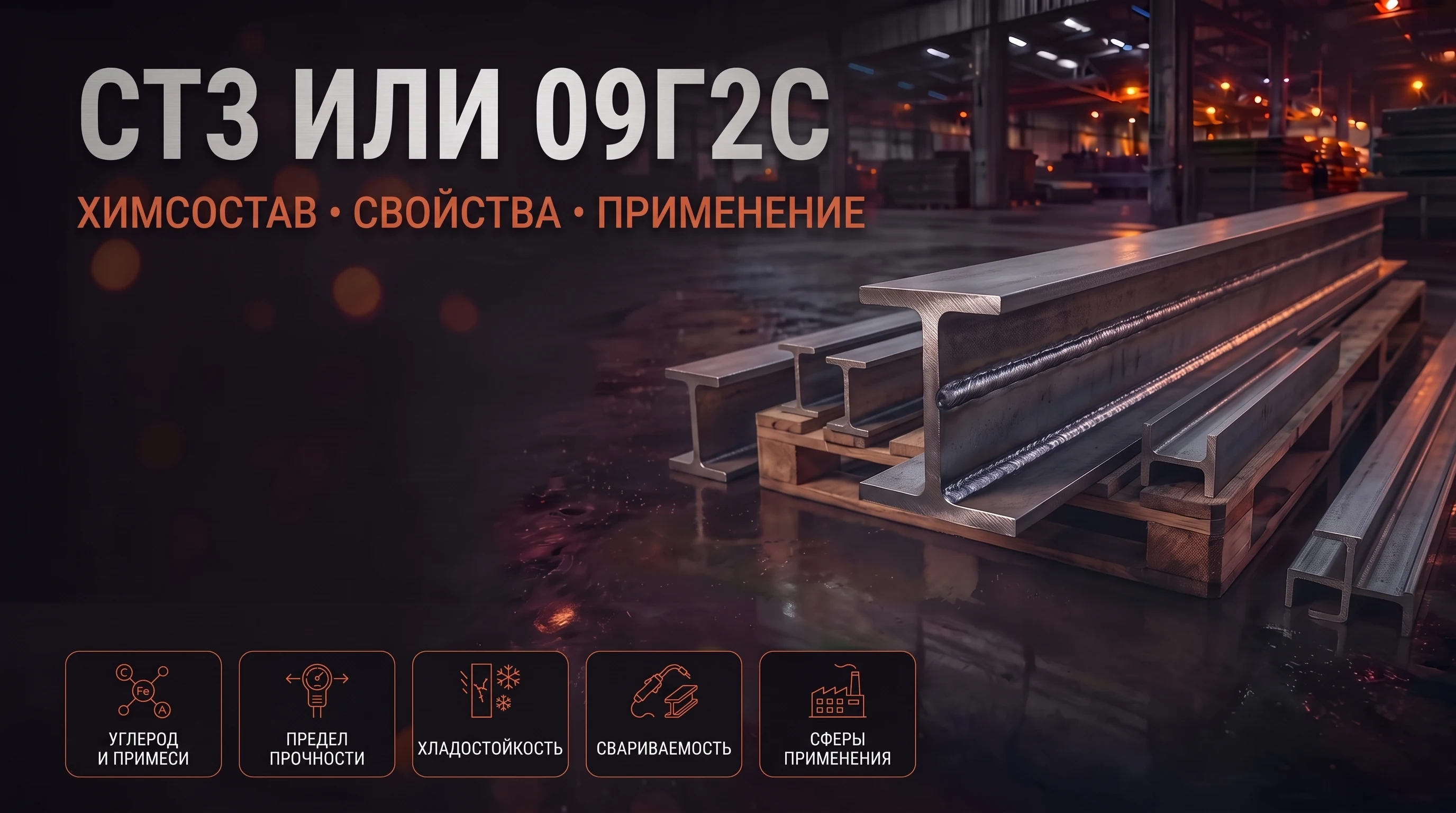 Сталь Ст3 и 09Г2С: сравнение марок, свойства и выбор под задачу