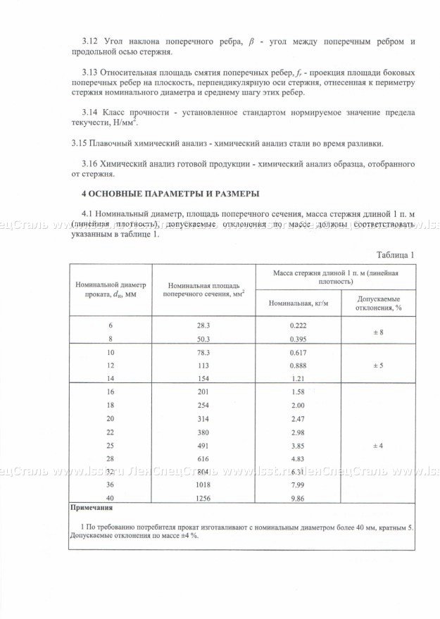 Арматура А3 СТО АСЧМ 7-93 (5)